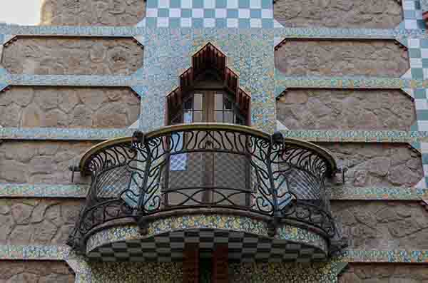 Barcelona - Gaudí - Casa Vicens 4 - balcón